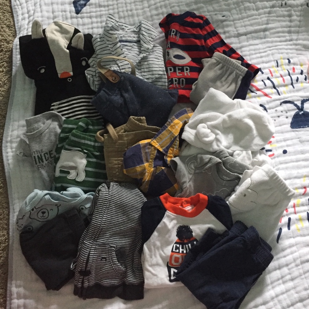 0-3 months baby boy lot